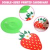 60 Pcs Strawberry Party Decorations Strawberry Hanging Swirl Berry First Birthday Banners Strawberry Foil Swirls Ceiling for Kids Girls Strawberry Baby Shower 1st Birthday Theme Party Favor Supplies