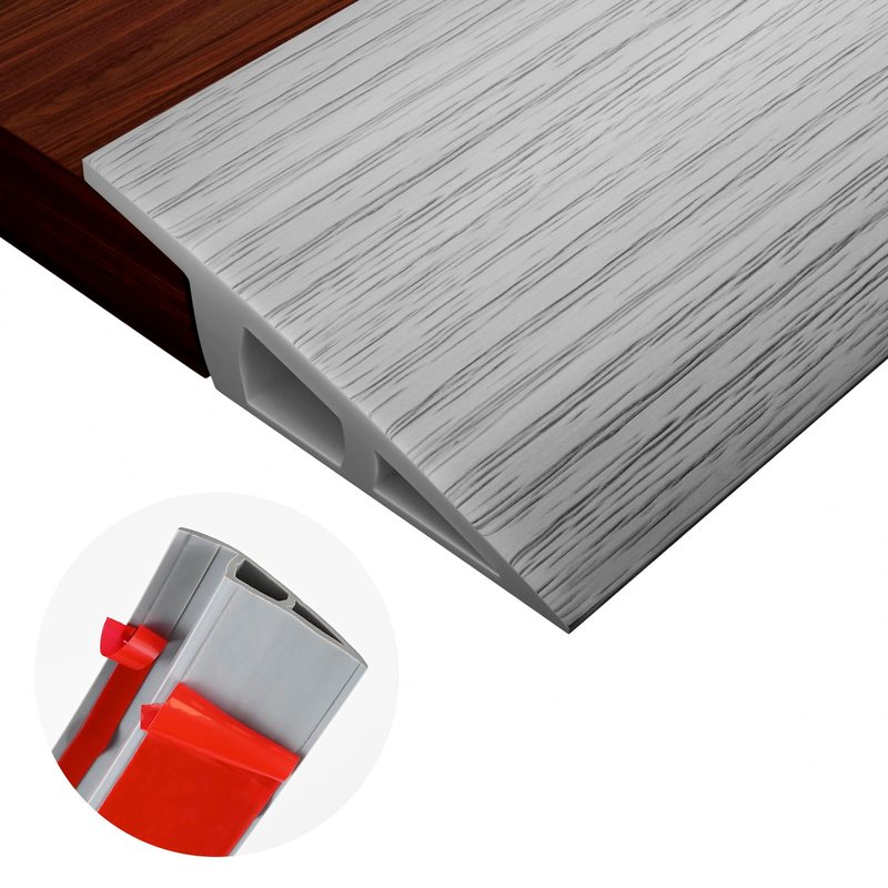 Threshold Floor Transition Strip 3.3ft, Double Sided Self-Adhesive PVC ...