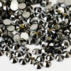 Yantuo Crystal ss20 Flatback Rhinestones Jet Hematite 1440 Pack, 4.8 mm Non Hotfix Glass Rhinestones Diamond Cut Stone for Tumbler, Cup, Shoes, Clothing, Nail Art,Wedding, DIY Bling Decoration