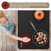 FLASLD Fireproof and Waterproof Stove Top Covers, 21×29.5 inch Electric Glass Top Stove Cover - Ceramic Glass Cooktop Protector for Flat Top Oven, Black