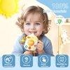 XXEDYDD Montessori Baby Sensory Toys for 6-12 Months, Silicone Pull String Teething Toy, Infant Fidget Travel Toys, Airplane Travel Essentials, Newborn Baby Christmas & Birthday Gift for Babies