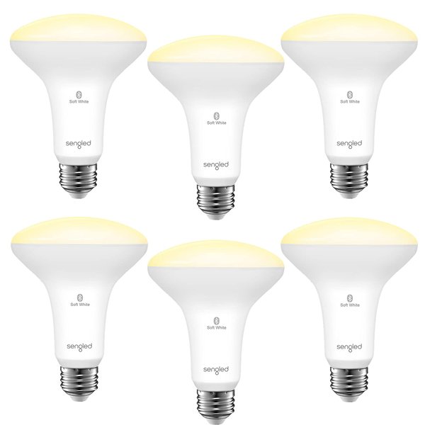 Sengled Smart Flood Light Bulb Bluetooth Mesh, Soft White LED Smart Light Bulbs 65W Equivalent Bulb BR30 E26 Base, Perfect for Bedroom Living Room, No Hub Required, 6 Pack