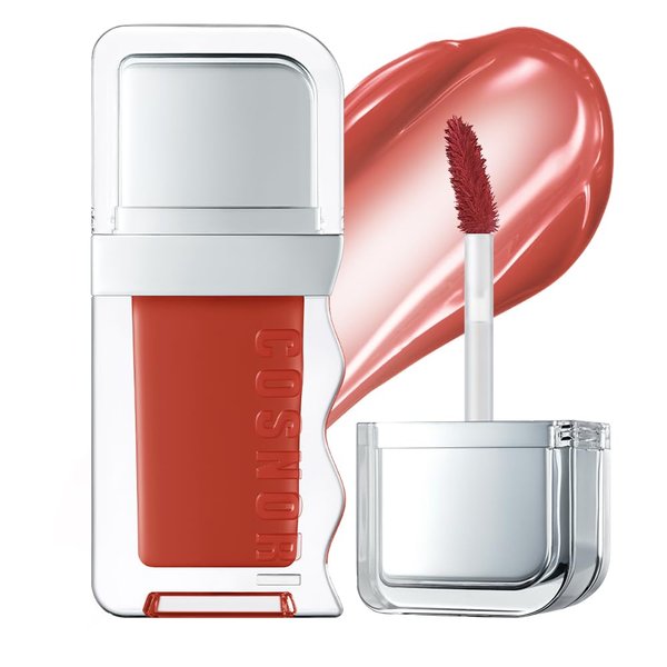 COSNORI Flow Wave Lip Tint - Vegan Glassy Lip Gloss, Lightweight & Long-lasting, Plant-derived Oil Moisturizer (07 KIND)