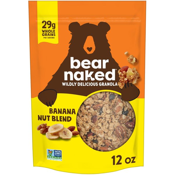 Granola, Bear Naked, Banana Nut, Vegetarian and Non-GMO Project Verified, 12oz Bag