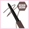 Maybelline New York Hyper Easy No Slip Pencil Eyeliner Makeup, Medium Brown, 0.001 oz.