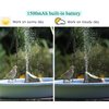 Lewisia 5W Solar Fountain Pump Battery Backup with LED Light for Patio Pool Koi Pond Bird Bath Garden Decoration Submersible Solar Powered Water Pump Kit