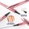 4D Four-Tip Eyebrow Pen - Waterproof, Long-Lasting, Smudge-Proof, Easy to Use for Perfect Brows and Defined Eyes - Light Brown Eyebrow Pencil