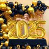 KatchOn, Giant 42 Inch Gold 2025 Balloons Number - New Years Decorations 2025 | Foil 2025 Balloon Numbers for 2025 New Years Eve Party Supplies | Happy New Year Decorations 2025 | NYE Decorations 2025