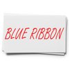 Classroom Stamp - Large Self-Inking Blue Ribbon Stamp with Vibrant Red Ink, Ideal for Computer Science Teachers, 7/8 x 2-1/4 Size - Durable and Easy to Use, Ideal for Grading and Feedback