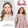 Wecoe 6 Pack Bow Headbands For Women Cute Knotted Headband Fashion Wide Headbands Girls Headband Solid Color Plain Headbands Hair Bands Hair Accessories For Women Girls Gifts (Set 2)