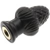 FDXGYH Brass Lamp Finial Solid Lamp Finial Cap Knob black Lamp Decoration for Lamp Shade harp holder clip-on lampshade