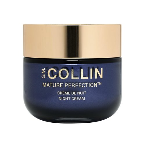 G.M. COLLIN Mature Perfection Night Cream | Daily Face Moisturizer with Hyaluronic Acid for Dry or Dull Skin | Wrinkle Repair Lotion
