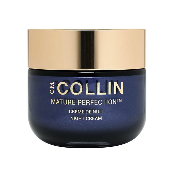 G.M. COLLIN Mature Perfection Night Cream | Daily Face Moisturizer with Hyaluronic Acid for Dry or Dull Skin | Wrinkle Repair Lotion