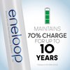 Eneloop Panasonic BK-3MCCA4BA AA 2100 Cycle Ni-MH Pre-Charged Rechargeable Batteries, 4-Battery Pack