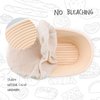 DOYOLLA Bread Proofing Baskets Set of 2 10 inch Oval Shaped Dough Proofing Bowls w/Liners Perfect for Professional & Home Sourdough Bread Baking