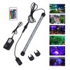 MQ 8 in Submersible LED Aquarium Light, 1.2W Color Changing Fish Tank Light with Remote Control, IP68 Crystal Glass 9 LEDs Lights Bar, for Fish Tank 10-15 inch