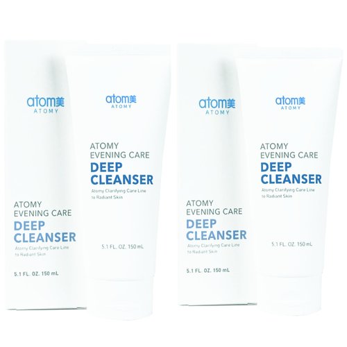 GASHINA STORY ATOMY Evening Care Deep Cleanser - 150ml x 2 pack, Facial Foam, Face Wash