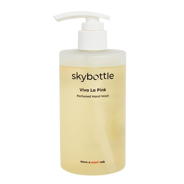 skybottle Mild Softening Liquid Hand Soap with Pump Dispenser for kitchen or bathroom, Moisturizing Hand Wash for Dry Skin, Perfumed with Grapefruit Citrus Fruity Scent, 10.1 Fl. Oz