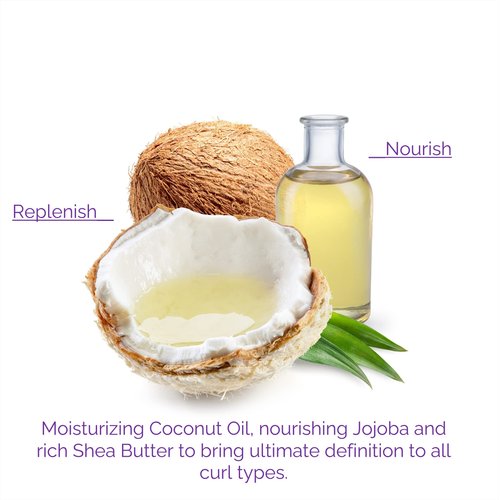 GIOVANNI Curl Habit Curl Defining Deep Conditioning Hair Mask - Deep Conditioner for Dry Damaged Hair, Tames Frizz & Flyaways, Softens Curls, Deep Conditioner for Curly Hair, Silicone Free - 10 oz