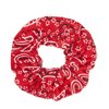 Bandana Scrunchies,5PCS Bandana Scrunchy Hair Ties, Cotton Bandana Print Scrunchies Hair Bands Scrunchy Hair Ties for Women Hair Elastics Ties.
