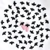30Pcs Black Halloween Bat Nail Charms 3D Resin Black Bat Art Supplies for Acrylic Nails Halloween Design Cute Bat Nail Gems and Charms Nail Jewelry for Women DIY Nail Decoration Accessories