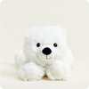 warmies Microwavable & Weighted Stuffed Animals, White Bear - Heated Stuffed Animal Plushie for Warmth & Comfort - Cute Soft Plush Toys for Adults & Children (Boys, Girls, Babies & Toddlers)