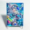 50 PCS Holographic Anime Card Sleeves for MTG Top Loading Trading Card Sleeves Deck Protector for PTCG Game Cards 67×92mm(Kamisato Ayaka)
