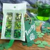 6Grids St. Patrick's Day Nail Art Glitter Sequins Kit - 3D Clover Nail Sequins Nail Stickers Decal Green Shamrock Irish Luck Shaped Design Holographic Flakes DIY St. Patrick's Day Manicure Accessories