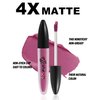 MAEPEOR Matte Liquid Lipstick Set 6 Colors Non-Stick Cup Not Fade Matte Lipstick Set Waterproof Long-lasting Liquid Lipsticks Makeup Gift Sets (Set 02)