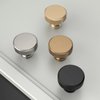 Amerdeco 10 Pack Matte Black Knurled Cabinet Knobs Kitchen Cabinet Handles for Drawer Dresser, Cupboard and Wardrobe ZH0036