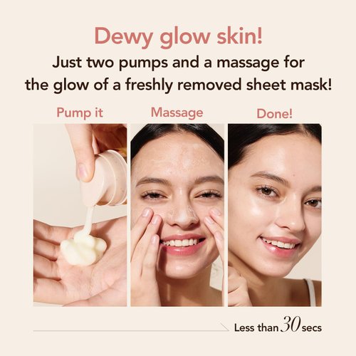 MENOKIN Korean Face Mask 3sets [30 seconds Quick Bubble Mask] (Collagen, Brightening, Moisturizing), Hydration improvement, Radiance-boosting, Easy-to Use, Glass Skin, 3.21 fl.oz