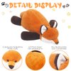 ARELUX Soft Red Fox Stuffed Animals:18in Fox Plush Cute Cuddly Body Pillow Hug Sleeping Fluffy Wild Animal Toys Bed Decor Plushie Doll Friends Family Member