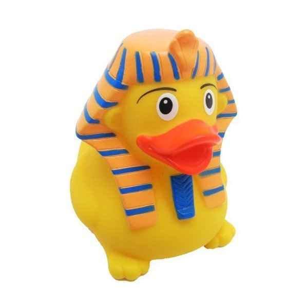 Yarto Famous & Historical Rubber Duck Bath Toys | Educational | Child Safe | Tested for Ages 0+ | Collectable | Party Favors | Cake Toppers (Sphinx)