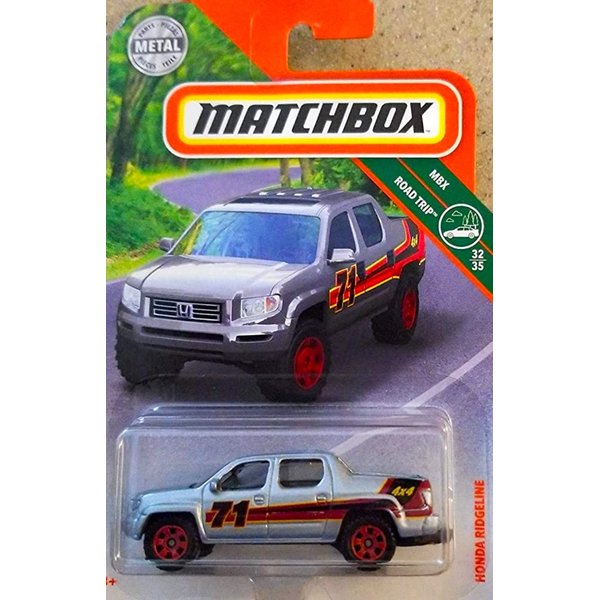 Matchbox 2019 MBX Road Trip Honda Ridgeline 113/125, Silver