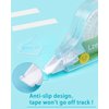 Lzerking Correct Correction Tape,White,32-Count,Transparent Dispenser Shows How Much Tape is Remaining