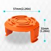 Spool Cap Cover for Worx,Trimmer Replacement Spool Cap Covers for Worx,Suitable for Worx Weed Eater (3 Pack)