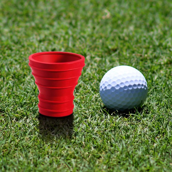 NUOBESTY Golf Ball Pick-up Suction Cup Grabber Rubber(Red)