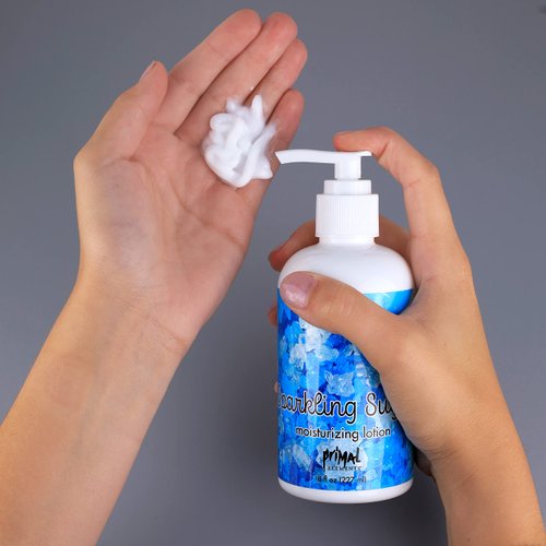 Primal Elements Hand and Body Cream Shea Butter Lotion, 8 OZ, Sparkling Sugar