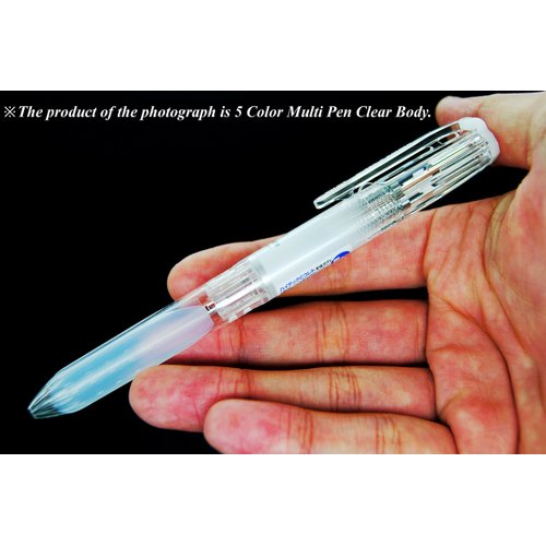 Pilot Hi-tec-c Coleto 3 Color Multi Pen Body Component, Basic & Pearl Pattern, Rubber Grip, 4-Pack, Sticky Notes Value Set