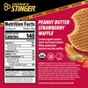 Honey Stinger Organic Peanut Butter Energy Waffle Variety Pack, 6 Pack Each of Peanut Butter, PB Chocolate and PB Strawberry, Nutritious Stroopwafel Snack for Exercise, Endurance and Performance