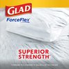 Glad ForceFlex Tall Kitchen Drawstring Trash Bags, 13 Gallon Trash Bag, Gain Lavender with Febreze Freshness, 40 Count
