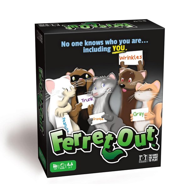 R&R Games Ferret Out, Family Card Game, Card Games for Adults and Kids
