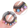 1 Pc Black Stretchy Full Circles Comb Plastic Circular Hair Comb Stretchy Headband Holder For Women Girls Comb Hair Clips Broken Hair Ar Hair Combs Styling Bobby pins and hair accessories