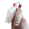 Ice Cream Claw Clip,Acetate Hair Clips,Big Hair Clips for Women,White
