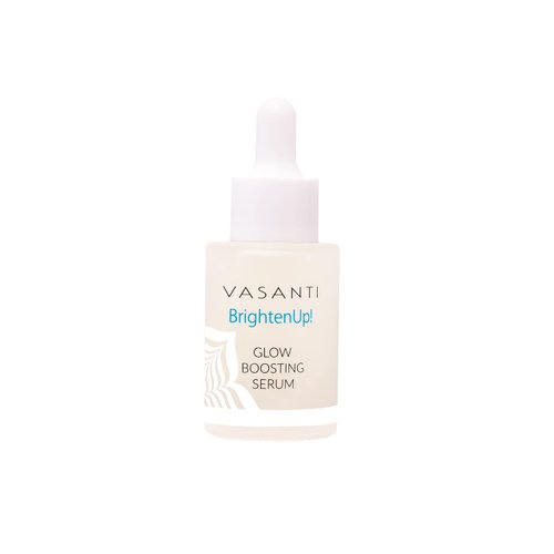 VASANTI Brighten Up! Glow Boosting Serum 30mL - Enriched with Vitamin C, Bearberry and Arbutin Infused Serum for Instant Glowing Skin