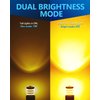 Yorkim 3157 LED Bulb Amber 3157 LED turn signal bulb 3157 LED blinker bulb 3157a 4157 3056 3156 3057 4057 3457 led bulb tail light brake light, Pack of 2