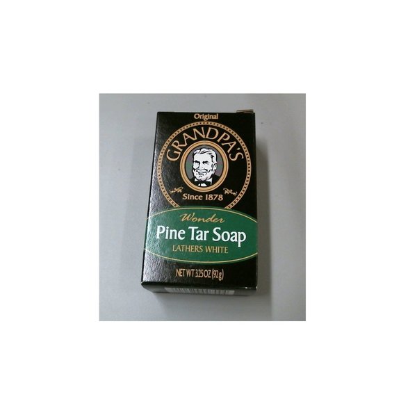 Grandpa's Soap Pine Tar Bar Soap - 3.25 Oz, 6 Pack