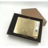 Moonwbak Cigarette Case Lighter, Metal Full Pack 20 Regular Cigarettes Box Holder USB Rechargeable Cigar Lighter Flameless Windproof with USB Cable Best for Birthday Gifts (Tiger)