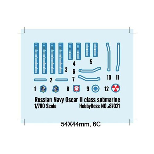 Hobby Boss Russian Navy Oscar II Class Submarine Boat Model Building Kit