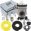 partszen 62100-81010 Carburetor A021000811 For Poulan Pro PR46BT PR48BT BP400 PR2322 BP402 967086901 150032738 530058436 Southland SCV43 SEA43 Earth Auger Eskimo Mako M43 M43Q8 Viper Husqvarna 165BT
